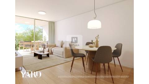 Apartamento T2 com Varanda de 15m2 no The Yard Urban