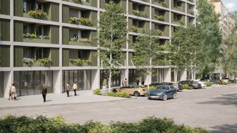 Apartamento T2 com Varanda de 15m2 no The Yard Urban