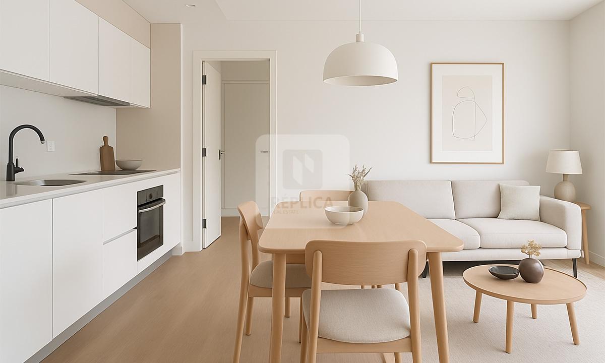 Apartamento T1 Novo com Vistas Rio Douro &#124; Com garagem &#124; Próximo ao metro e da Câmara de Gaia