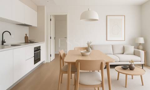 Apartamento T1 Novo com Vistas Rio Douro no LYNQ