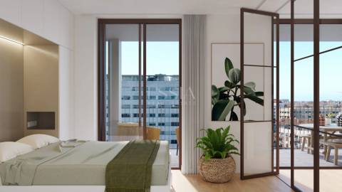Apartamento T2 com Varanda no Douro Design District em Gaia