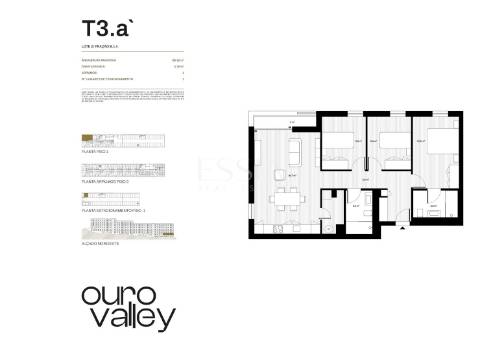 Apartamento T3 com Varanda e Garagem no Ouro Valley