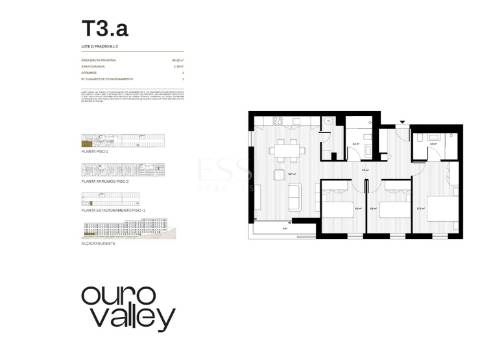 Apartamento T3 com Varanda e Garagem no Ouro Valley