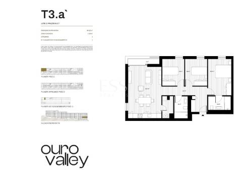 Apartamento T3 com Varanda e Garagem no Ouro Valley