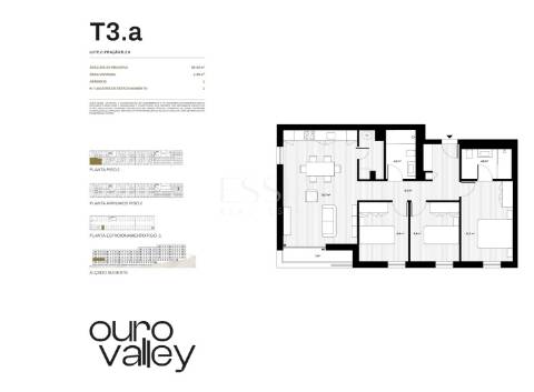 Apartamento T3 com Varanda e Garagem no Ouro Valley