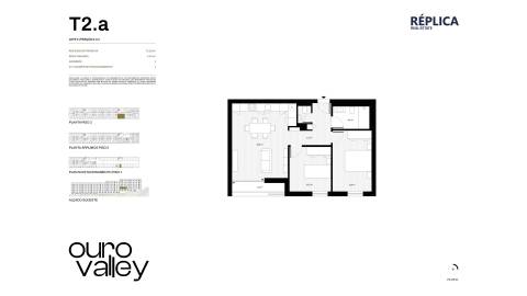 Apartamento T2 com Varanda e Garagem no Ouro Valley