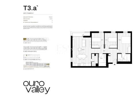 Apartamento T3 com Varanda e Garagem no Ouro Valley