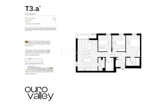 Apartamento T3 com Varanda e Garagem no Ouro Valley