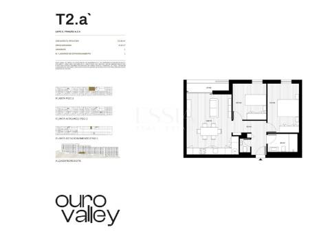 Apartamento T2 com Varanda e Garagem no Ouro Valley
