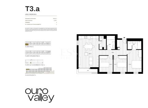 Apartamento T3 com Varanda e Garagem no Ouro Valley