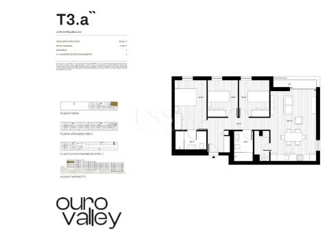 Apartamento T3 com Varanda e Garagem no Ouro Valley