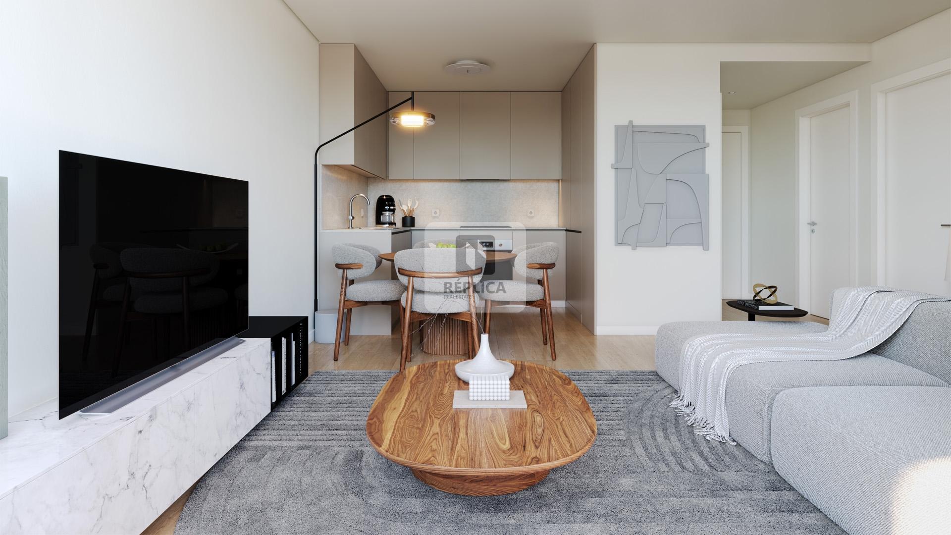 Apartamento T2 com Varanda e Garagem no Ouro Valley