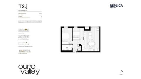 Apartamento T2 com Garagem no Ouro Valley