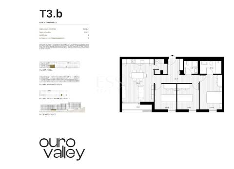 Apartamento T3 com Varanda e Garagem no Ouro Valley