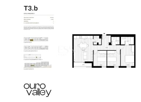 Apartamento T3 com Varanda e Garagem no Ouro Valley