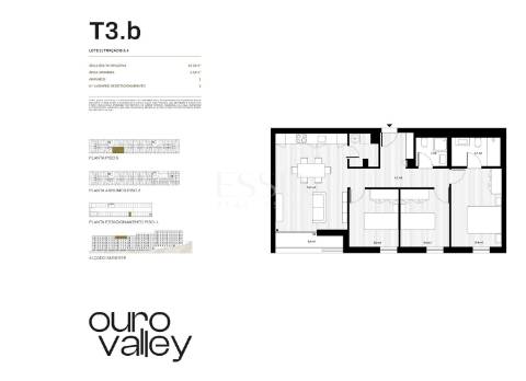 Apartamento T3 com Varanda e Garagem no Ouro Valley