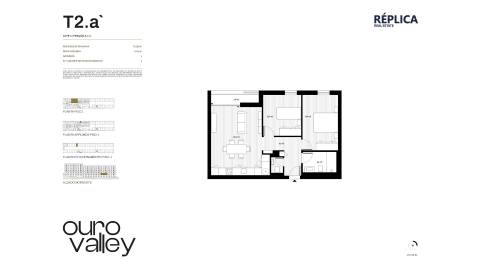 Apartamento T2 com Varanda e Garagem no Ouro Valley