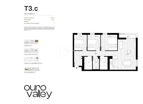 Apartamento T3 com Varanda e Garagem no Ouro Valley