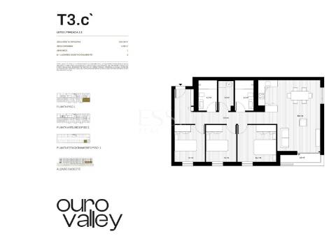 Apartamento T3 com Varanda e Garagem no Ouro Valley