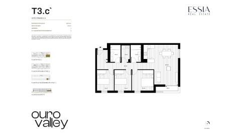 Apartamento T3 com Varanda e Garagem no Ouro Valley