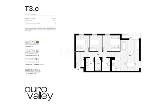 Apartamento T3 com Varanda e Garagem no Ouro Valley