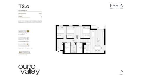 Apartamento T3 com Varanda e Garagem no Ouro Valley