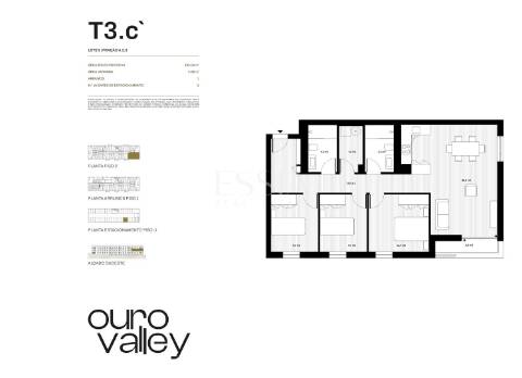 Apartamento T3 com Varanda e Garagem no Ouro Valley