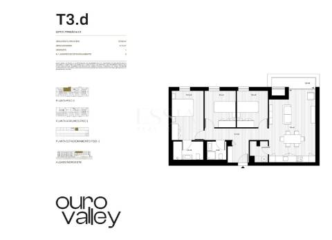 Apartamento T3 com Varanda e Garagem no Ouro Valley
