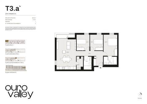 Apartamento T3 com Varanda e Garagem no Ouro Valley