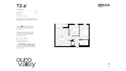 Apartamento T2 com Varanda e Garagem no Ouro Valley