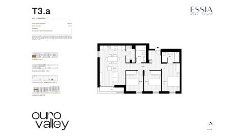 Apartamento T3 com Varanda e Garagem no Ouro Valley