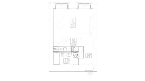 Apartamento T0 Mobilado no Palácio dos Príncipes em Cedofeita