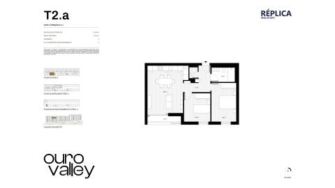 Apartamento T2 com Varanda e Garagem no Ouro Valley