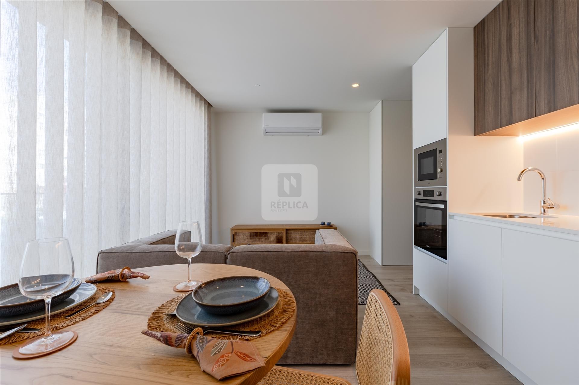 Apartamento T0+1 Mobilado para Arrendamento no Caulinos Residences