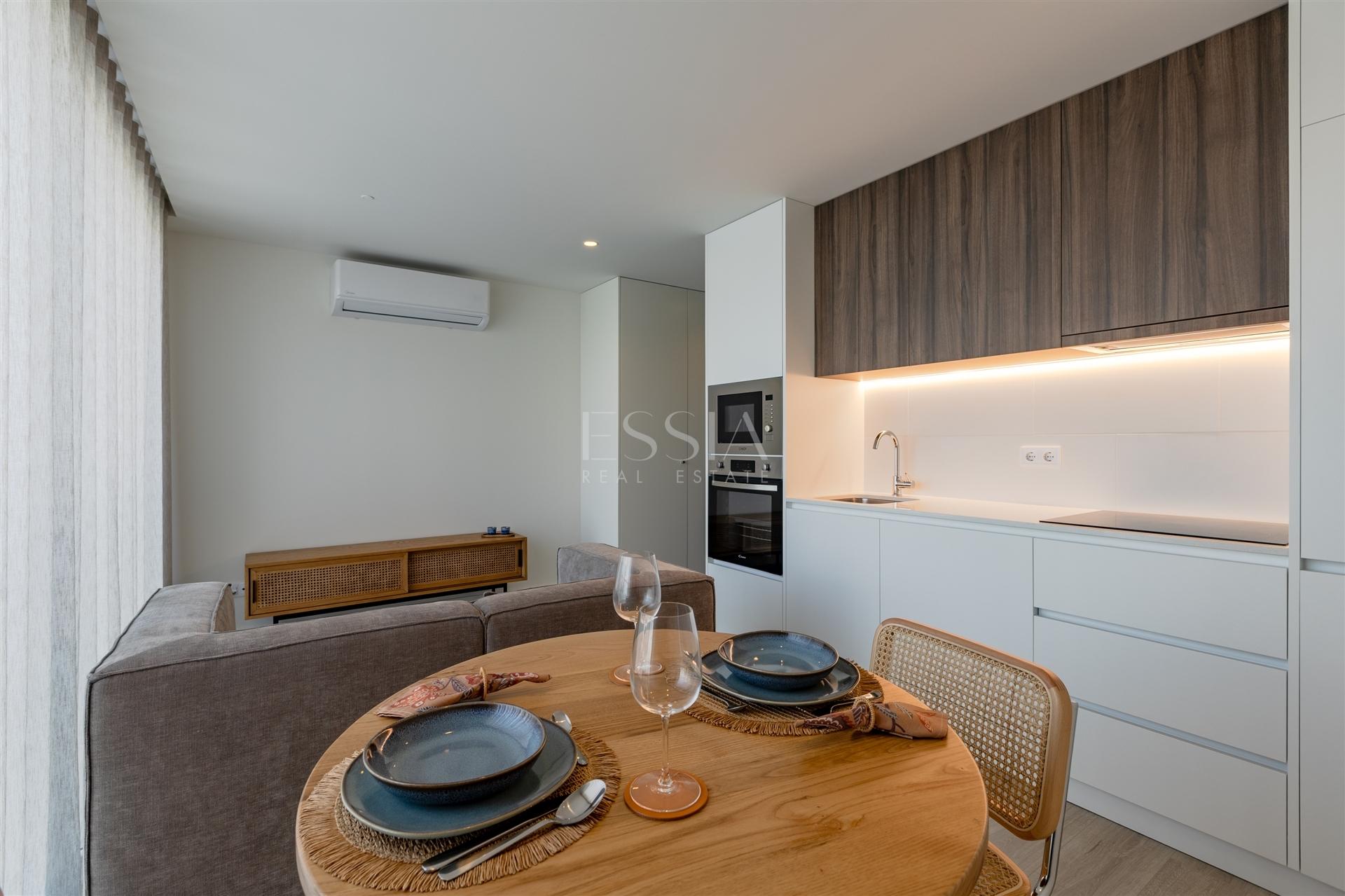 Apartamento T0+1 Mobilado para Arrendamento no Caulinos Residences