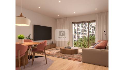 Apartamento T1+1 com Terraço no Antas Atrium