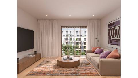 Apartamento T2 com terraço no Antas Atrium