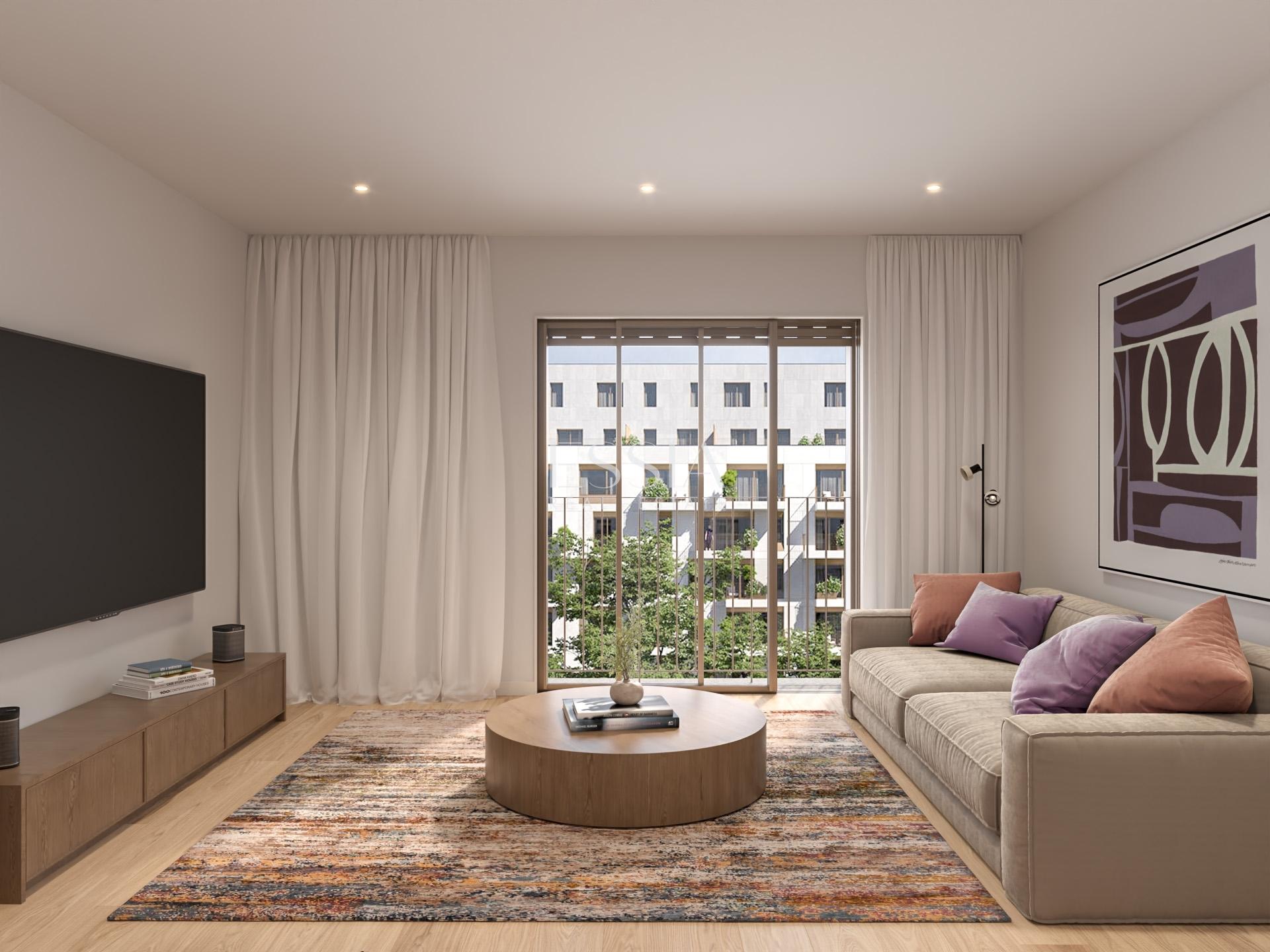 Apartamento T3 com varanda no Antas Atrium