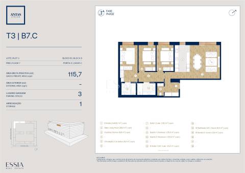 Penthouse T3 no Antas Atrium