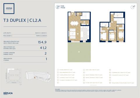 Penthouse T3 Duplex com terraço no Antas Atrium