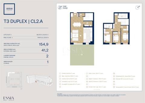 Penthouse T3 Duplex com terraço no Antas Atrium