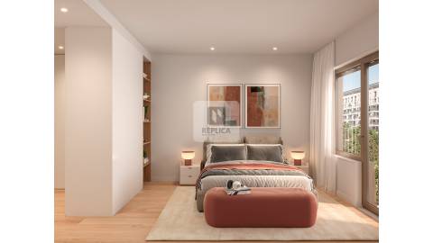 Apartamento T1 com varanda no Antas Atrium