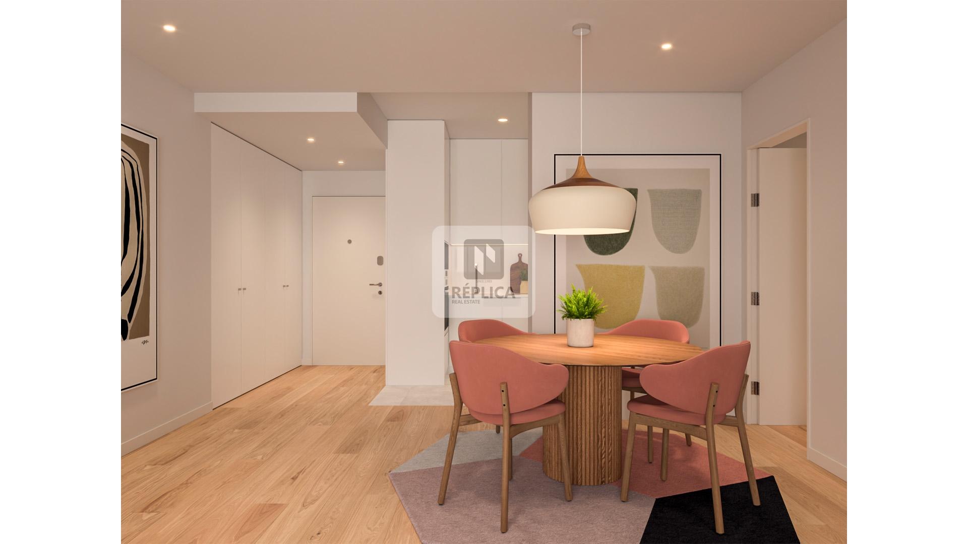 Apartamento T3 com varanda no Antas Atrium