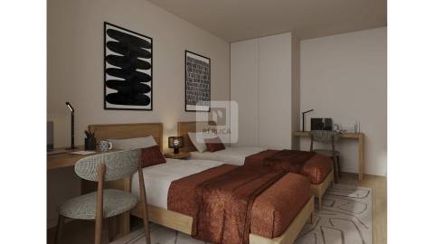 Apartamento T1+1  em Condomínio Fechado na Asprela