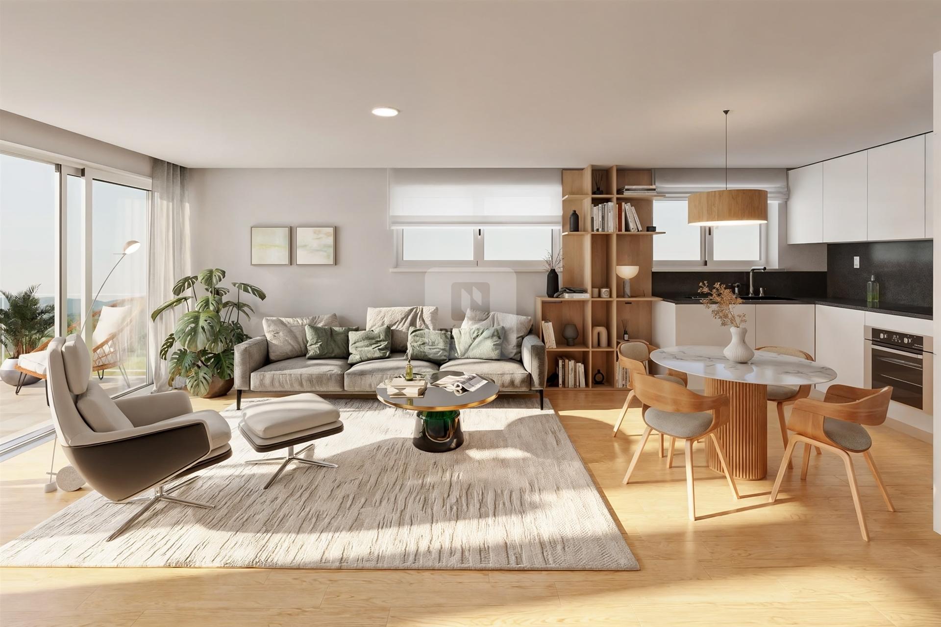 Apartamento T1 com Varanda em Canidelo no Arrábida Green Avenue