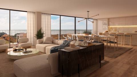 Apartamento T3 com Terraço em Leça da Palmeira
