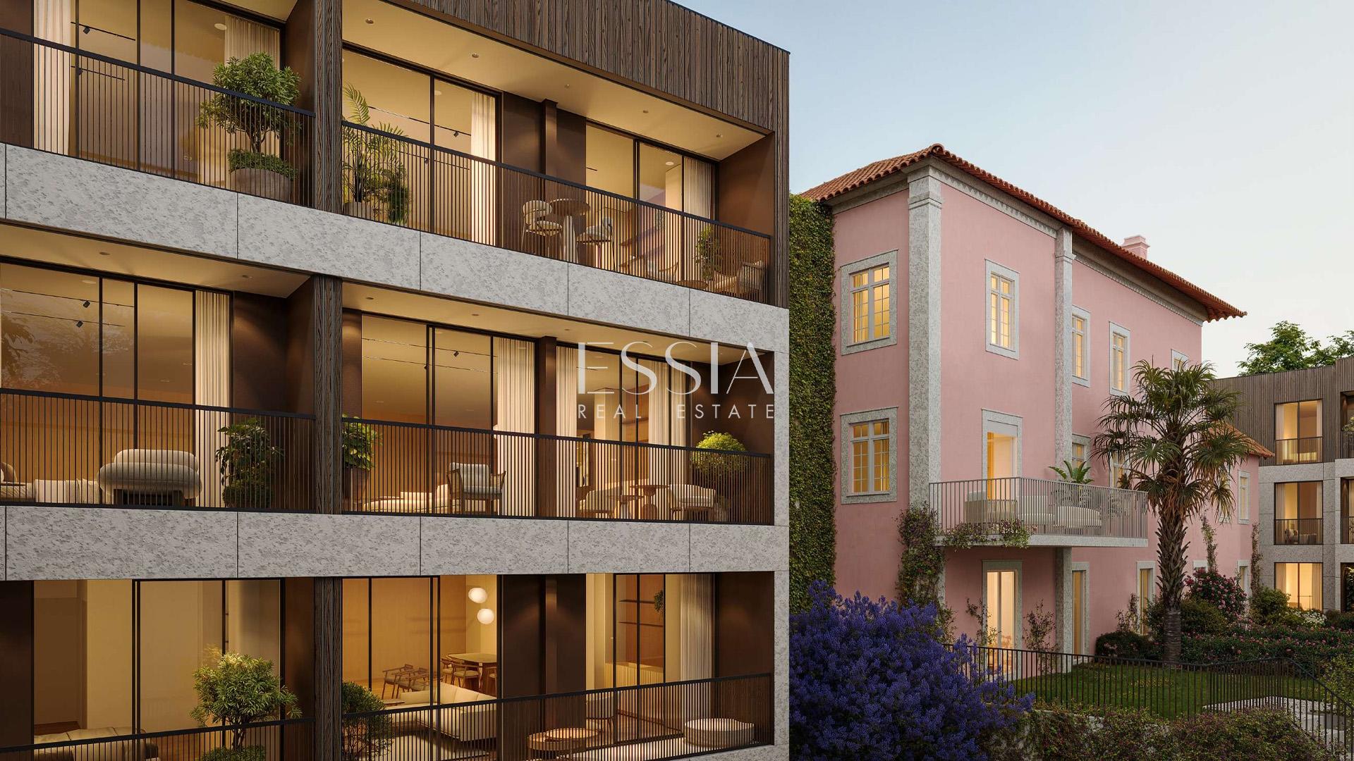 Apartamento T0+1 com Jardim no Palacete Douro, Porto