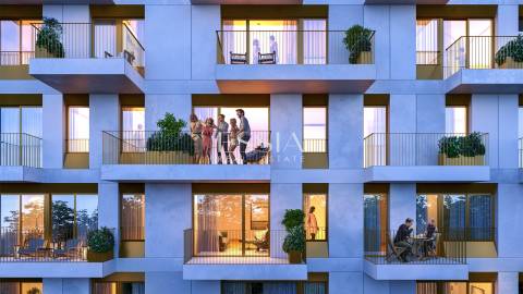 Penthouse T3 Duplex com 2 Terraços no Antas Atrium, Porto