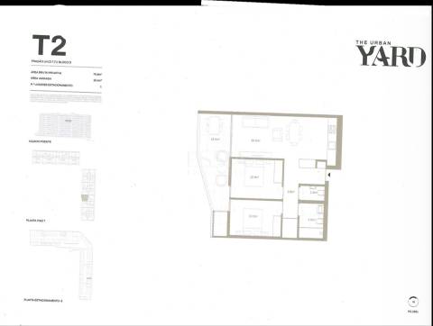 Apartamento T2 com Varanda no The Urban Yard