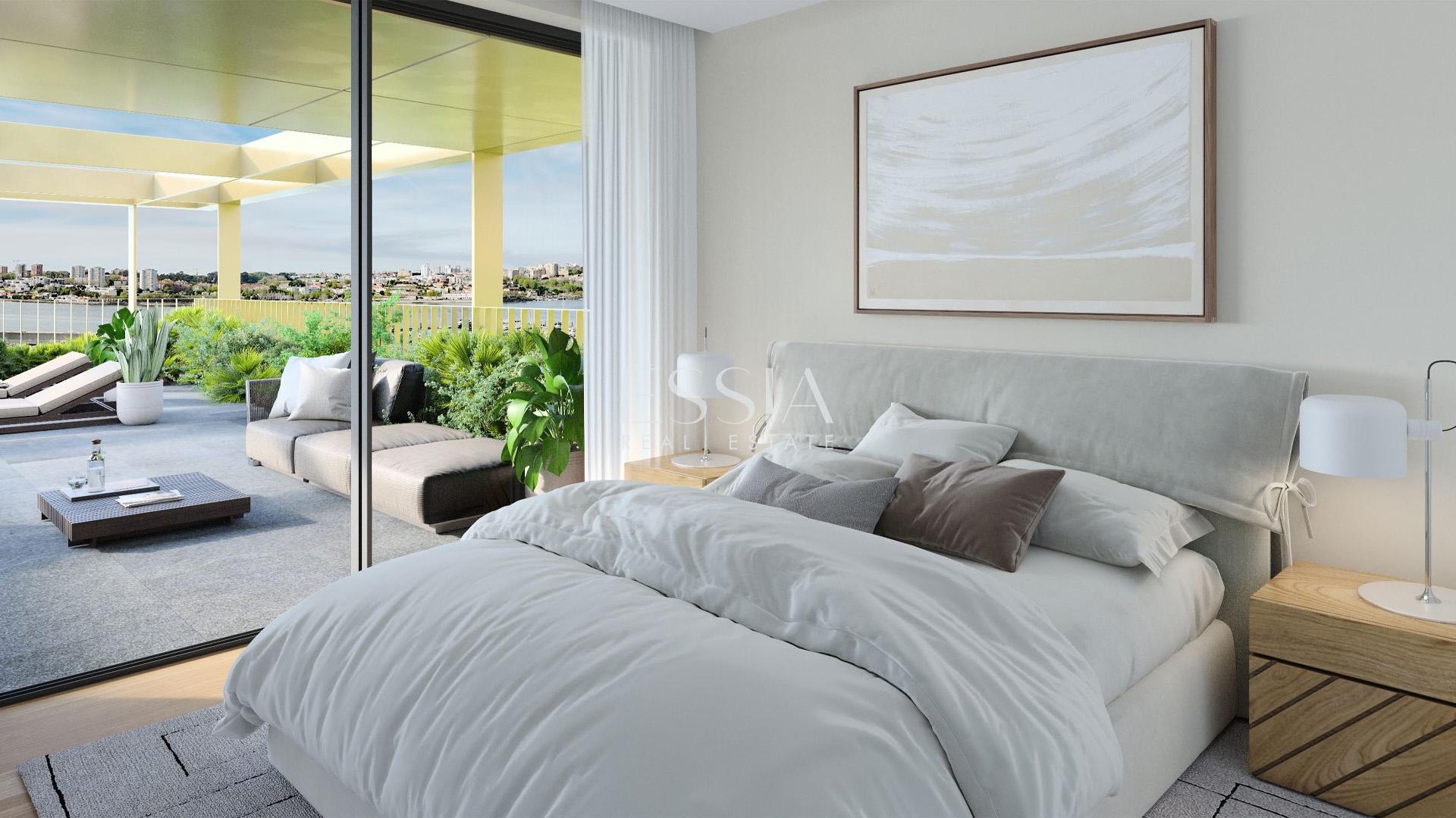 Apartamento T2 com Terraço e Piscina no Marina Douro